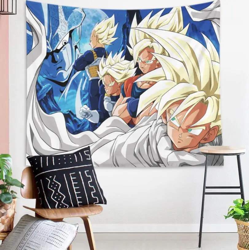 Dragon Ball Painting Tapestry 3D Printing Tapestrying Rectangular Home Decor Wall Hanging WUKONG6 |