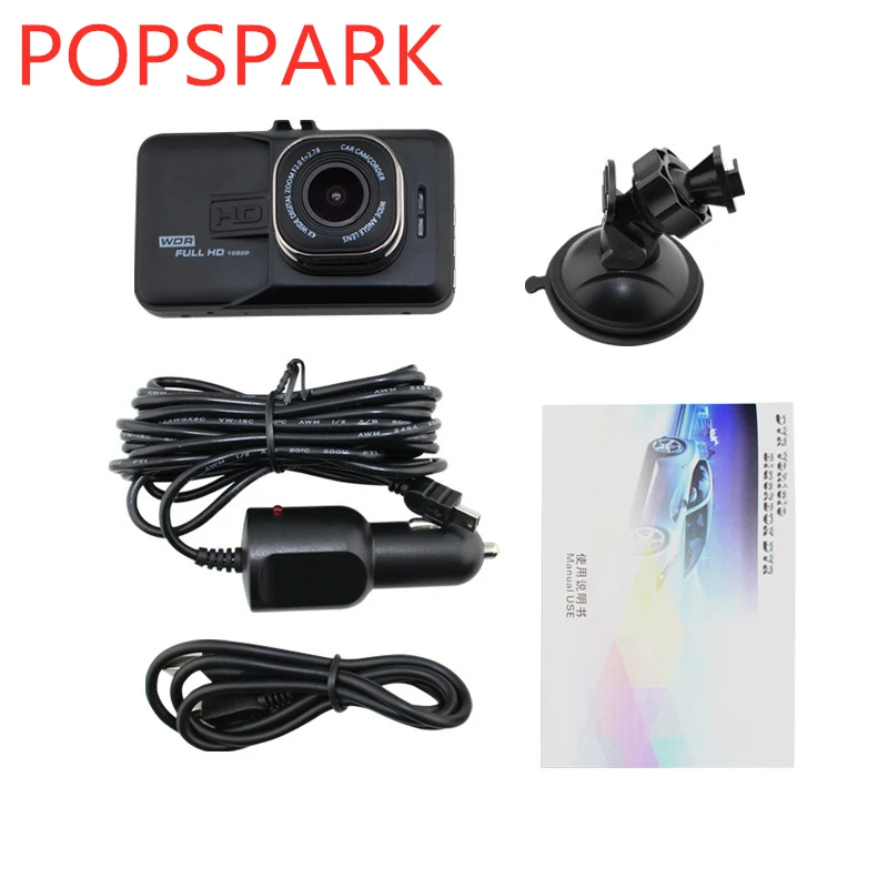 

3" 1080P 170 Degree Lens Night Vision Dash Cam High Speed Transmission Auto Recorder Car Camera Car DVR Driving Car Cam Recorder