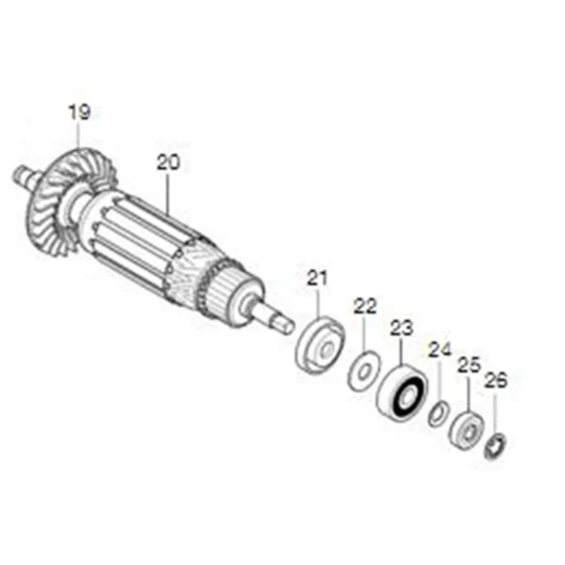 AC220-240V Электродвигатель ротора MAKITA 518755-8 для ротора TM3000C