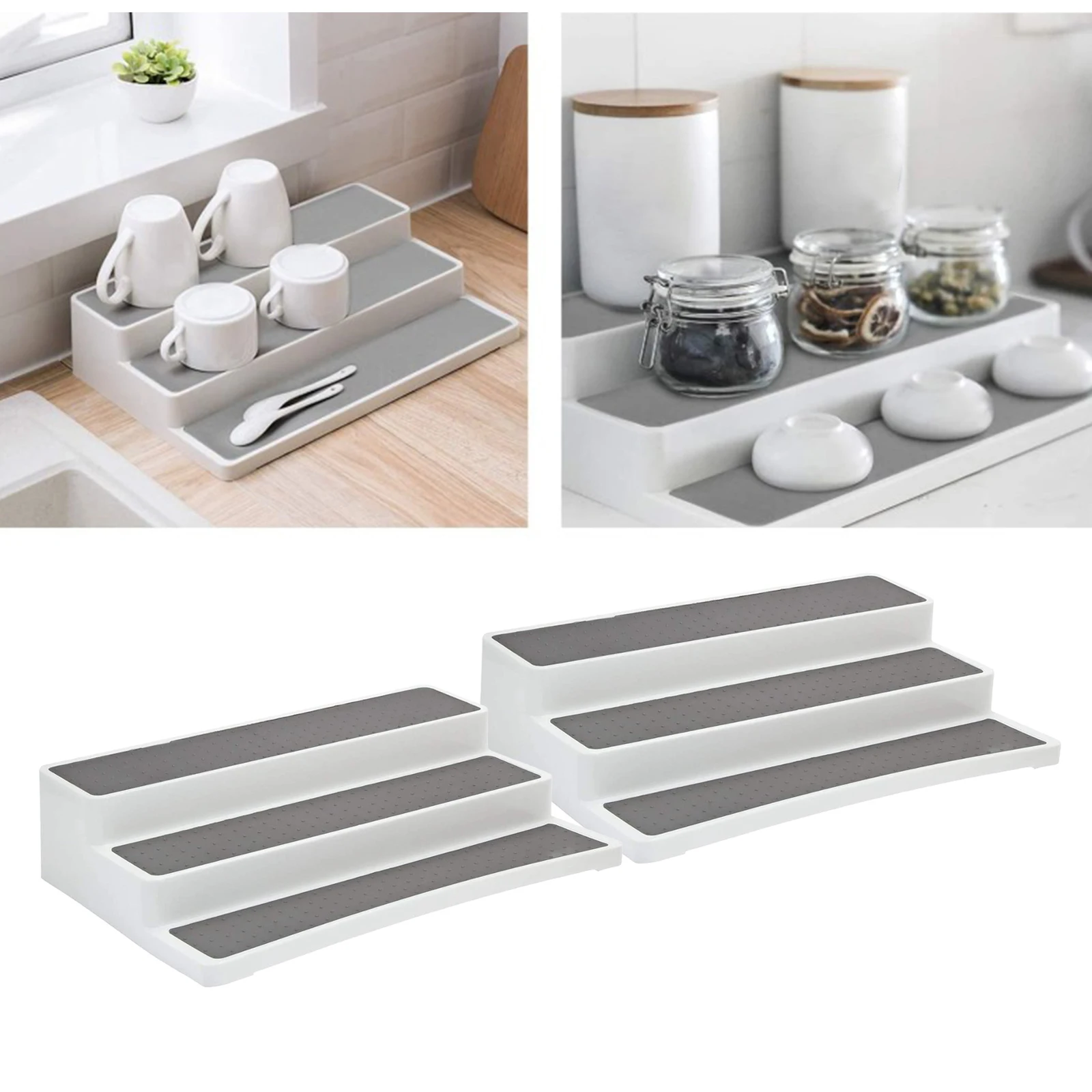 Cabinet Kitchen Spice Rack Waterproof Organizer Stand Bathroom Accessories