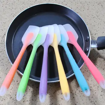 

Non Stick Butter Cooking Silicone Spatula Set Cookie Pastry Scraper Cake Baking Spatula Bakeware Kitchen Gadgets