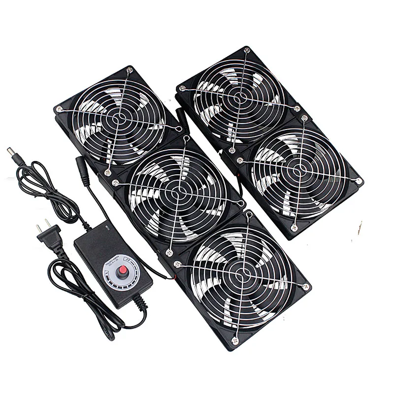 Computer-PC-CPU-pc-Fan-12cm-hohe-geschwindigkeit-120mm-DC-12V-Fan-Miner ...