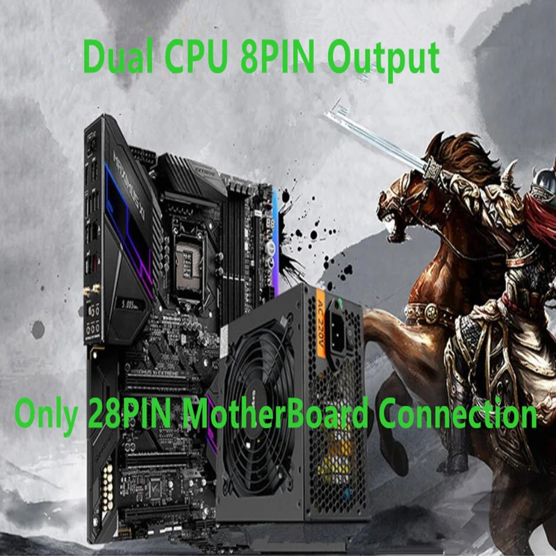 ПК PSU для Segotep RTX2080Ti I9 X399 X299 Z390 бесшумный контроль температуры питания 650 Вт блок питания полный модуль 750 Вт