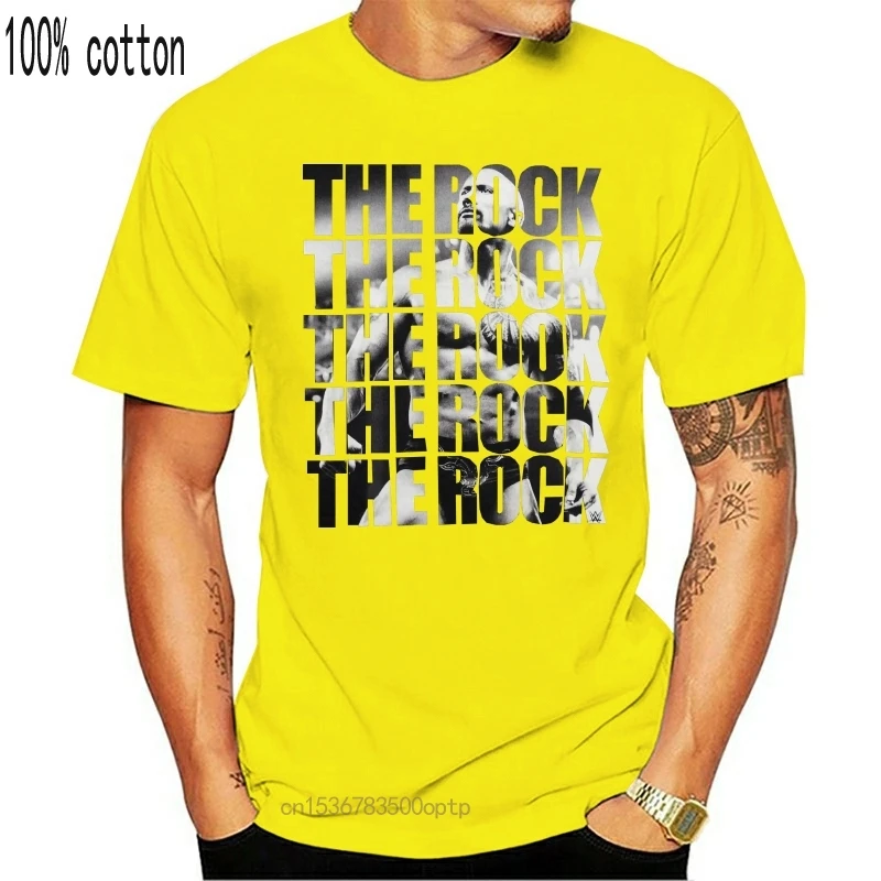 Мужская черная футболка The Rock DWAYNE JOHNSON Bull Logo |
