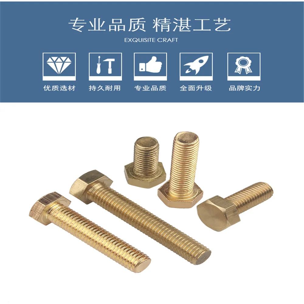 

M6/M8 Hex Bolts Vis Hexagon Head Screw Bolt Cerrojo Boulon Pernos Threaded Rod Parafuso Bulloni Acciaio External Screws ISO 4017