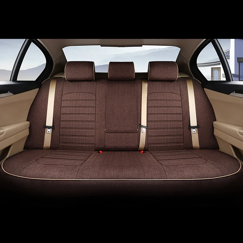 Чехлы AutoDecorun из льняной ткани для Nissan Murano 2016 наборы чехлов сидений индивидуальные