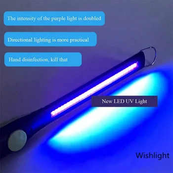 

Rechargeable LED UV Sterilizer Lamp Home Portable Ultraviolet Disinfection Bactericidal Lamp UVC Germicidal Lamp Sterilizer
