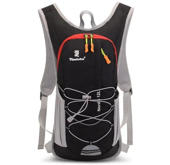 Black no water bag Беговая сумка Marathon TANLUHU 692 нейлон 12L спортивная сумка Велоспорт рюкзак для 2L водонепроницаемый рюкзак для активного отдыха альпинистская походная сумка - Цвет: Black no water bag