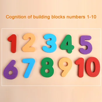 

2020 New Early Digital Pairing Operation Toys Wooden Counting Stick Animal Puzzle Montessori Education Mathematics Math Toys