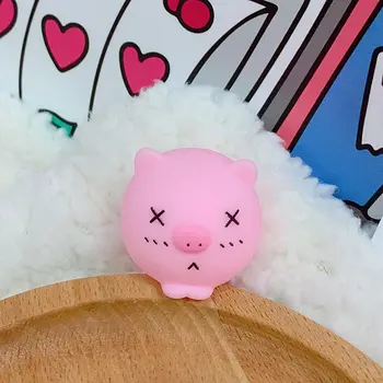 

Hot Silicone Cartoon Soft Cute Pig Tricking Children Toys Venting Pig Squeezing Toy Venting Emotions Toy