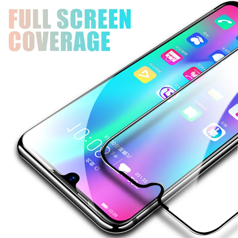9D закаленное стекло для huawei Honor 9 10 20 Lite 9i 10i 20i 8X 8A 8C 8S Защитная пленка для экрана Защитный чехол