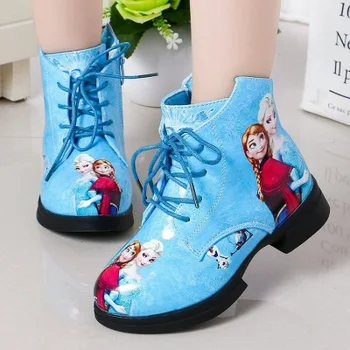 

Girl Martin Boots Spring autumn and Winter English Wind Princess Boots Single Boots Children's Boots kids shoes Princess shoes