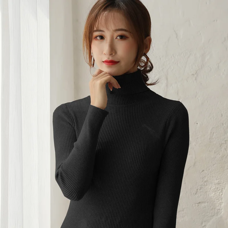 Semfri Sweater Women Fashion Turtleneck Sweater Autumn Winter Knitted Pullovers Casual Warm Long Sleeve Knit Jumpers Top Semfri Sweater Women Fashion Turtleneck Sweater Autumn Winter Knitted Pullovers Casual Warm Long Sleeve Knit Jumpers Top