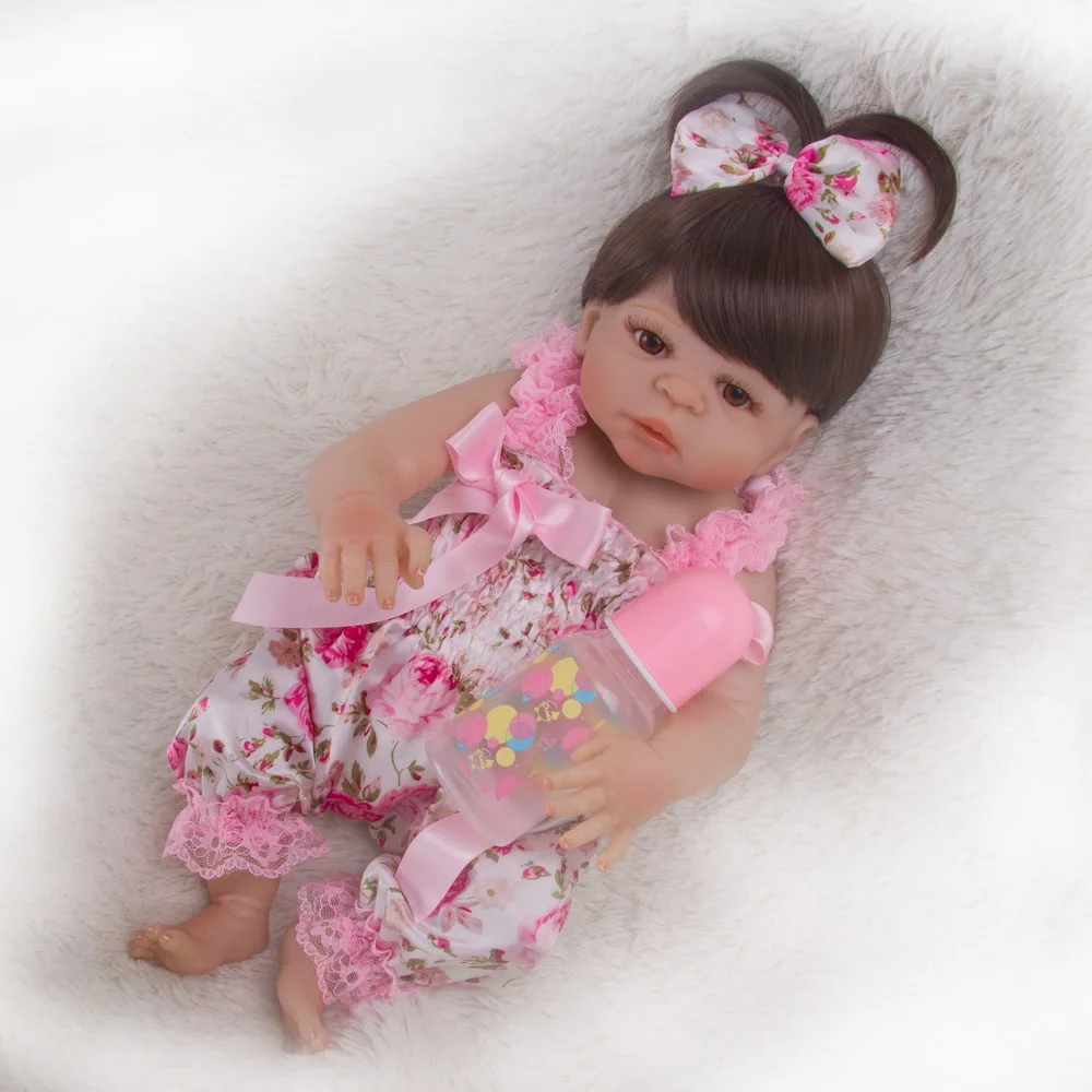 Feelwind реалистичные полностью силиконовые Reborn Baby Menina Alive 23 ''младенец Bonecas Девочка Малыш Bebe кукла девочки игрушки подарки