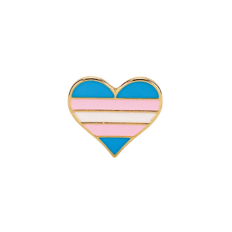 Крошечная булавка LGBTQ с изображением сердца эмалированная украшение для одежды и