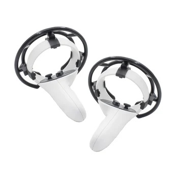 

2in1 Touch Controller Grip Cover & Protective Cages For Oculus Quest 2 VR Glasses Premium Controller Skin Accessries Set
