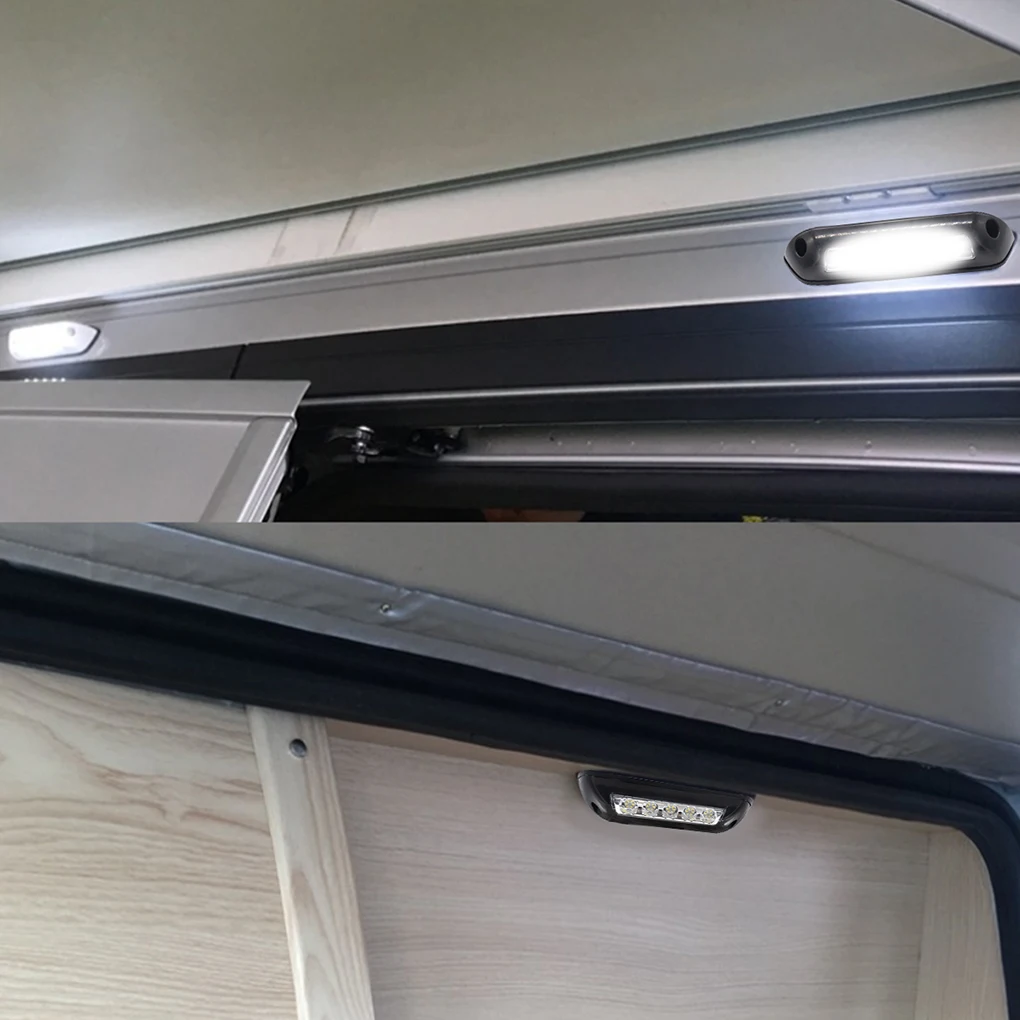 RVs Sunshade Light 5 светодиодный прожектор 6000K белый свет 12 в 2,6 Вт резиновая база Автомобильная фара автозапчасти