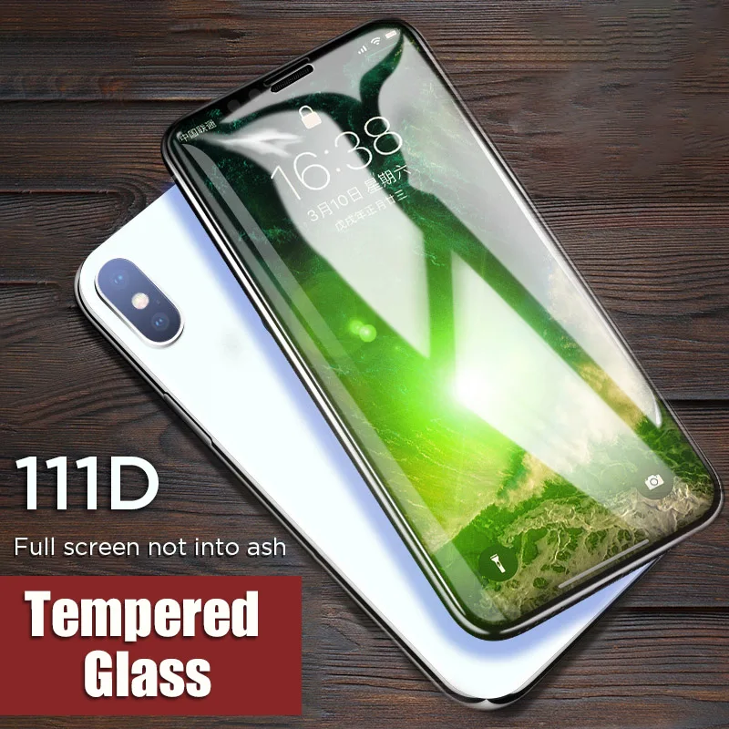 111D Safety Film Screen Protector Tempered Glass for iPhone 11 Pro X Xr Xs Max Protective 7 8 6 6S Plus 5 5S SE | Мобильные телефоны