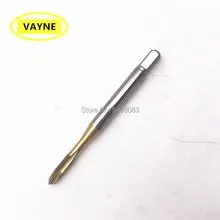 VAYNE HSSE, système américain, robinets à pointe spirale avec revêtement en étain UNF10-32 12-24 1-72 4-48 5-44 6-40 8-36 12-32 12-28 2008-20 1/2 13