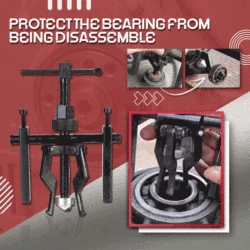 Extracteur d'engrenage à trois mâchoires, en acier au carbone, extracteur d'engrenage robuste, outils de Diagnostic de voiture 
