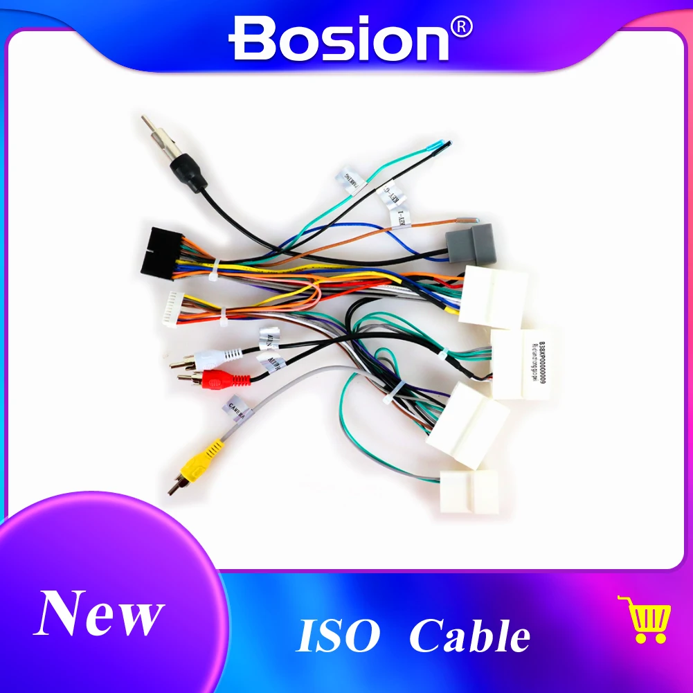 16Pin For Nissan ISO Wiring Harness Car Radio Adaptor Connector Wire