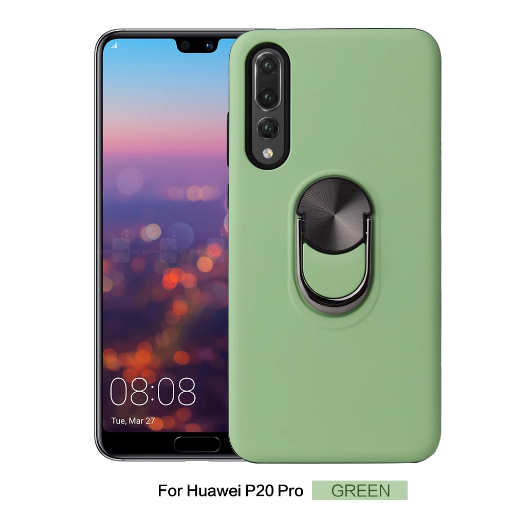 Leewinda 360 градусов вращающийся прямой чехол для телефона для huawei Mate20Pro P20 P30Pro Nova3i 4 5i 5iPro Y5 Honor 8X чехол для телефона - Цвет: Green