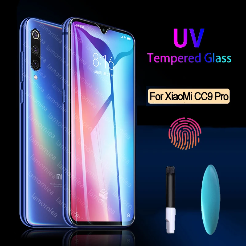 BoeYINK УФ клей Sceen протектор для Xiaomi Mi CC9 Pro закаленное стекло E Redmi k20 Note 8 7 7A 8A |