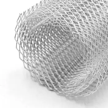 

Car Auto Balck/Silver Aluminum Alloy 6 x 12mm Front Hexagon Grille Mesh Sheet