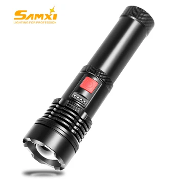 

Powerful Flashlight High Power Rechargeable Lantern Self Defense Shocker Lamp 5 Lighting Modes Torch Camping Light By 18650