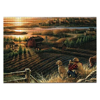 

1000 Piece Landscape Jigsaw Puzzles for Adults Kids, Every Piece Is Unique, Pieces Fit Together Perfectly