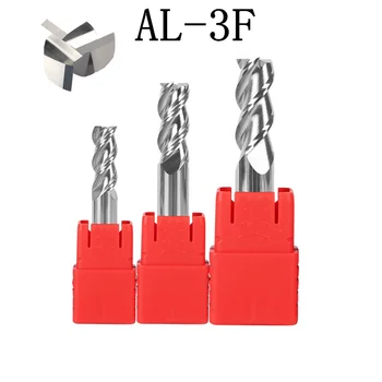 

5 pcs carbide milling cutter tungsten steel tool by aluminum cnc maching 3 end mills Processing aluminum .hardwood.acrylic