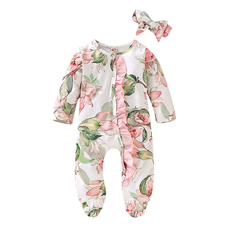 Jumpsuit Sleeper Footed Newborn Baby-Girl Clothes-Outfits-Set Romper Infant Winter Boy