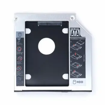 

Optical Bay Caddy For CD/DVD-ROM ODD Universal SATA 2nd HDD SSD Hard Drive