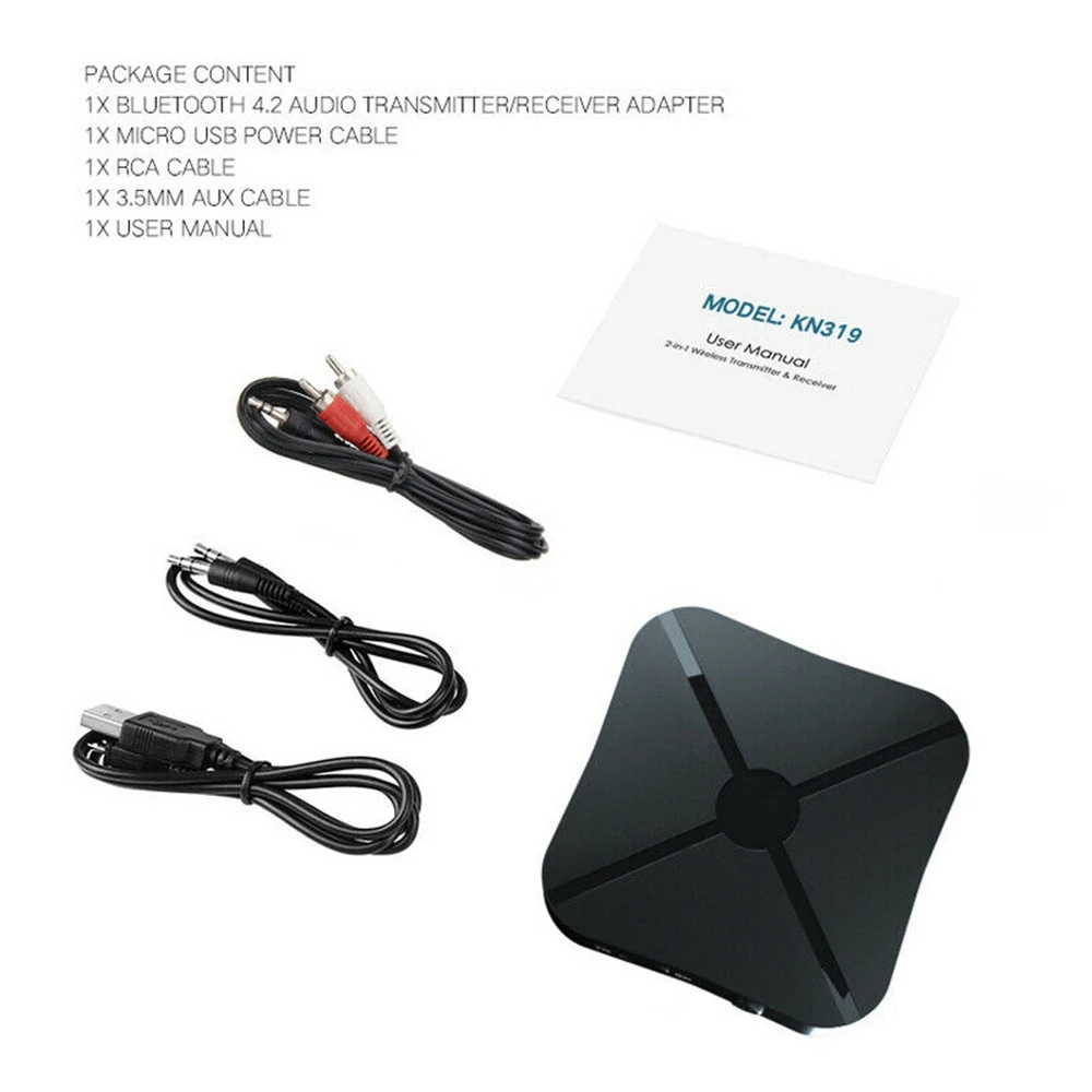 2 in 1 Wireless Bluetooth 4 2 Audio Transmitter Receiver TV Car Music Receiver Universal Music Adapter For Headphone Speaker