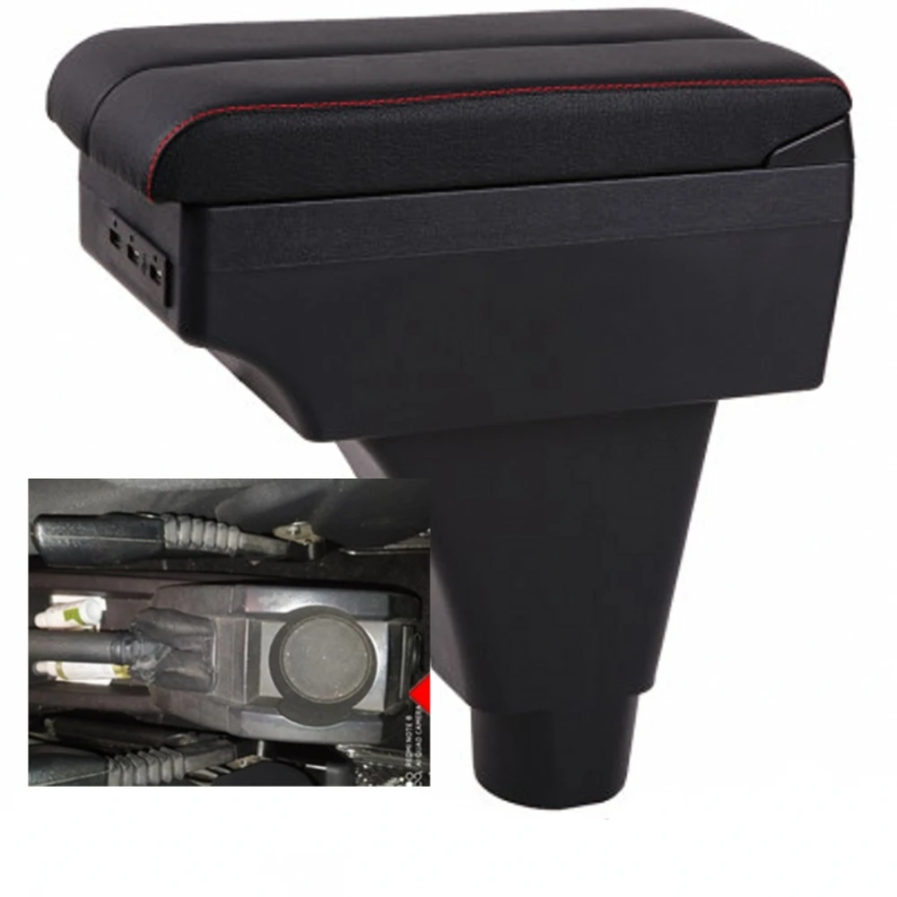 

For opel meriva armrest box central content box interior meriva Armrests Storage car-styling accessories part with USB