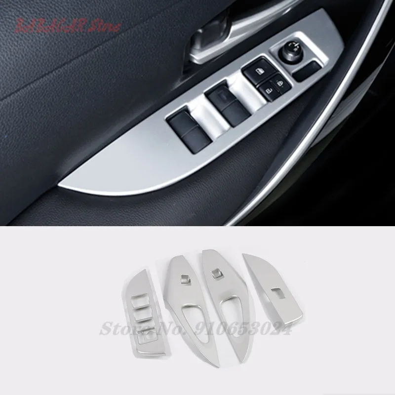 

For Toyota Corolla 2019 2020 ABS Matte Inner Door Armrest Window Switch Cover Decoration Control Panel Auto Accessories