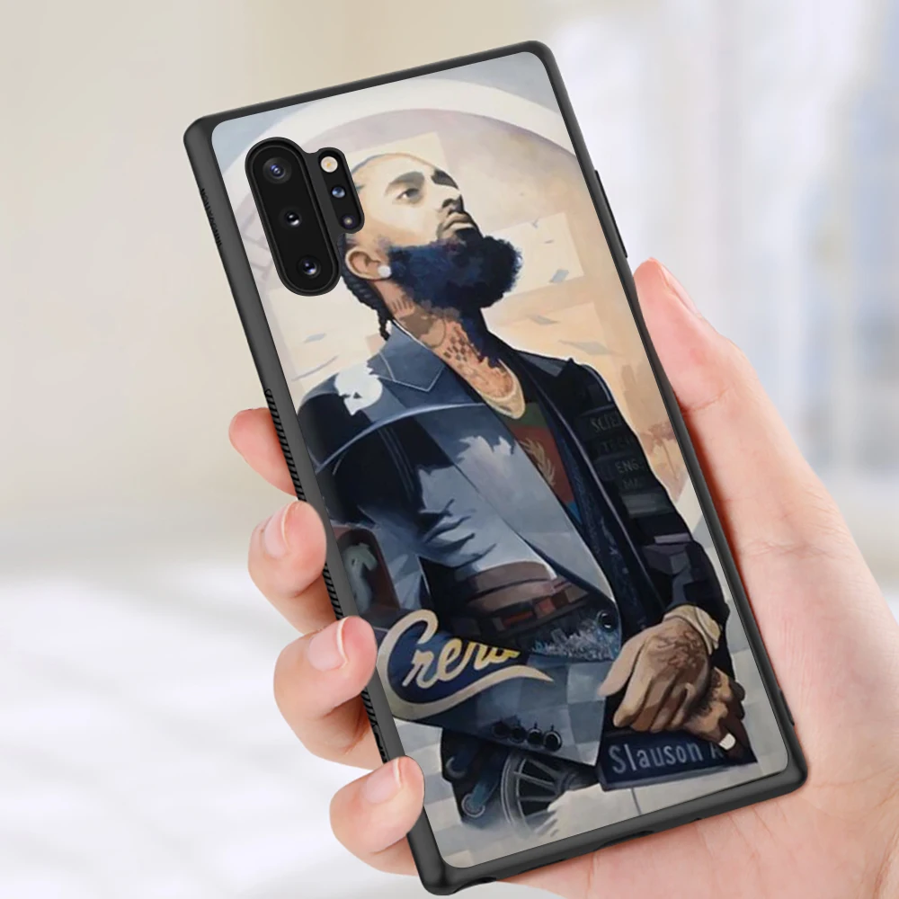 Рэпер Nipsey Hussle Мягкий силиконовый чехол для телефона для samsung S6 S7 край S8 S9 S10e Note 8, 9, 10, плюс M10 20 30 40