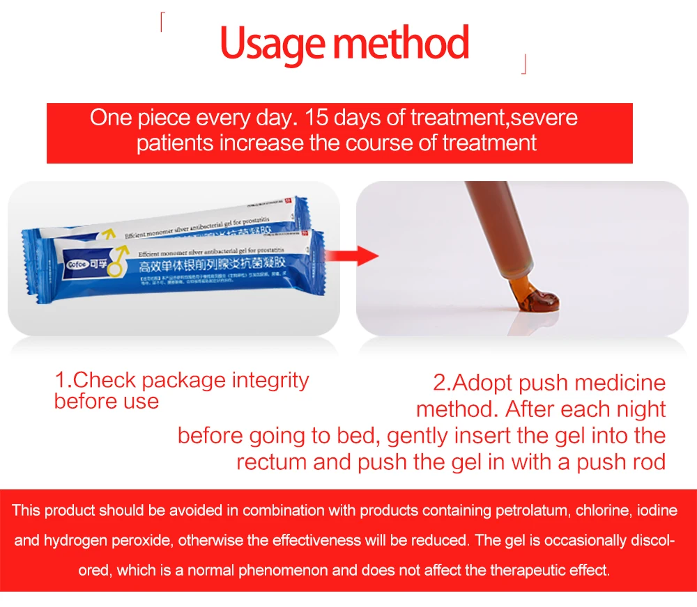 Cofoe простатит простатический гель/проста-гель/антибактериальный гель 5 шт./лот хронический простатит андрология частое мочеиспускание для мужчин