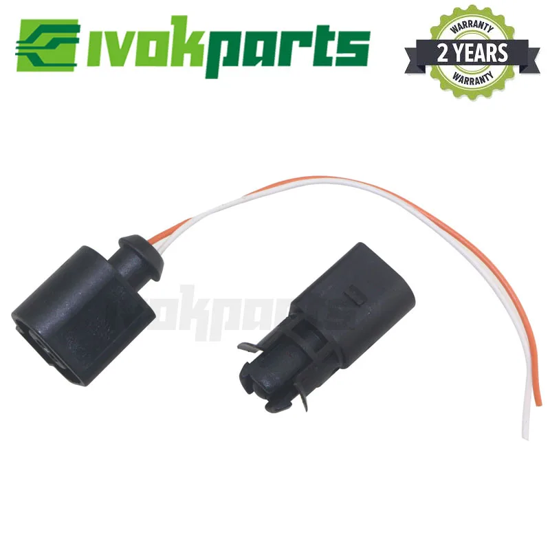 Ambient Outside Air Temperature Sensor With 2 pin Connector Plug For Volkswagen AUDI SEAT SKODA 1J0919379A 1J0 919 379 A |