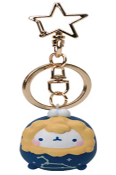 MOLANG Twelve Constellation Rabbit Keychain Blind Box Toys Korea Guess Bag Caja Ciega Blind Bag Toy for Girl Figures Cute Model Leo
