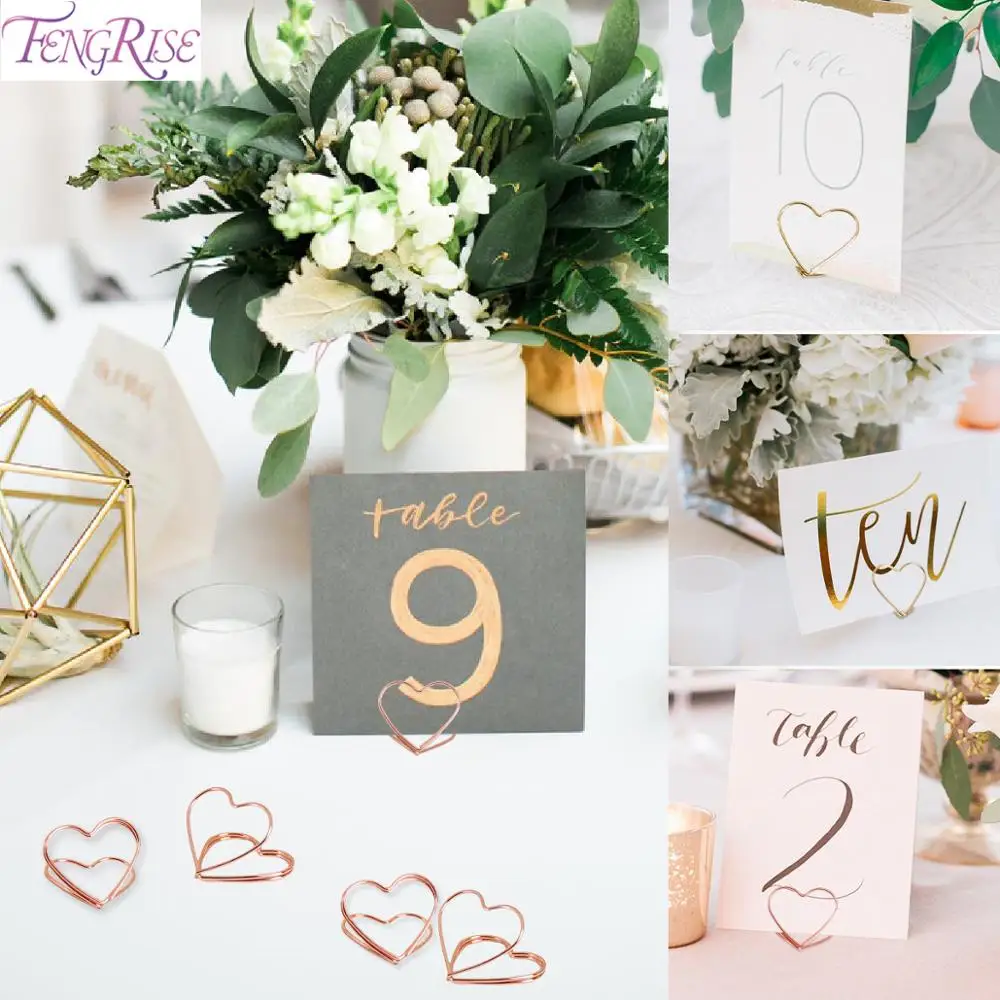 

Metal Seat card holder Heart Shape Metal Note Clip Table Seat Card Holder for Birthday Wedding Decor Party Decoration Supplies