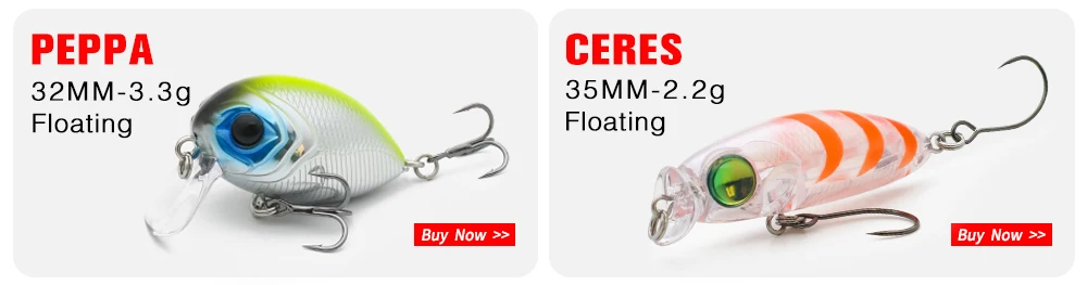 Jerry Scout Ultralight Floating Wobbler Deep Diving Kunstköder 38mm Crackbait Bass Zander Angeln – Detail 4