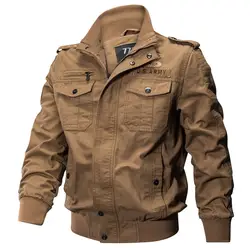 Военная куртка мужская зимняя хлопковая куртка пальто армейская Мужская куртка пилот Air Force Осень Повседневная карго Jaqueta дропшиппинг