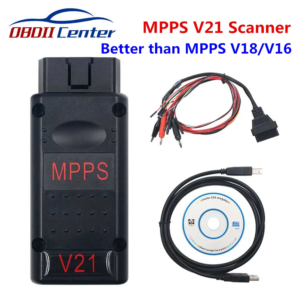Newly MPPS V21 Ecu Chip Tuning Scanner TRICORE + MULTIBOOT Cable MPPS V18.12.3.8 V16 V13 Flasher Auto Diagnostic Tool For Edc17