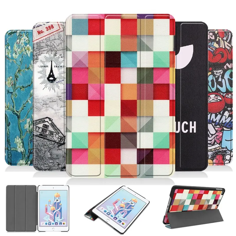 Magnet Smart Case Hard Back Cover for Apple iPad Mini 5 4 Slim Flip Book PU Leather Stand 2019 mini | Компьютеры и офис