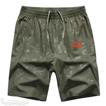 

2019 Men Summer Summer DAIWA Fishing Shorts Outdoor Sport Cotton Men Cycling Hiking Fishing Pants Plus Size Fishing Clothing