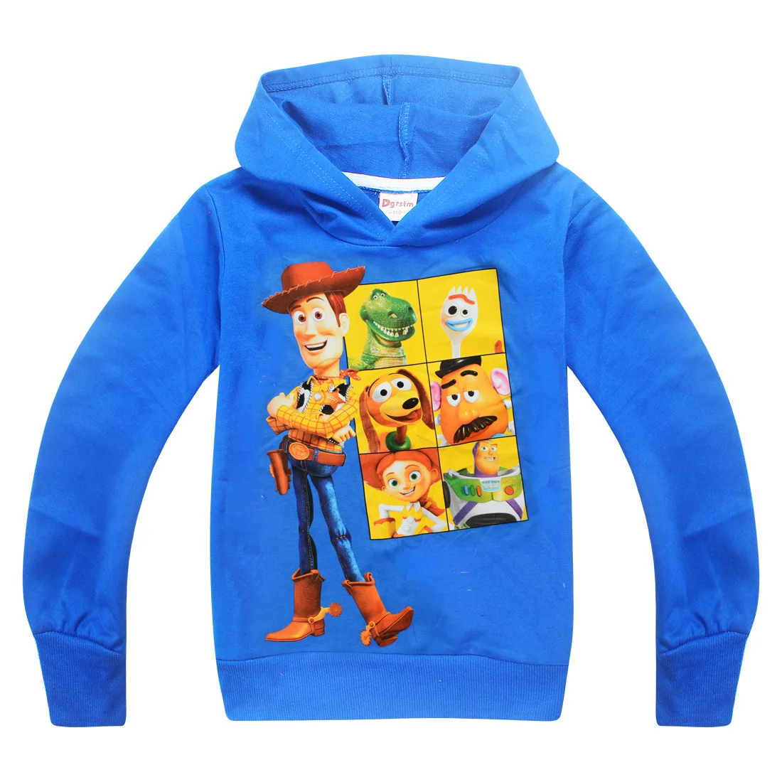 Toy Story 4 Woody/одежда с длинными рукавами для маленьких мальчиков пальто с капюшоном Детская рубашка дутая куртка Рождественский наряд Модная одежда с героями мультфильмов