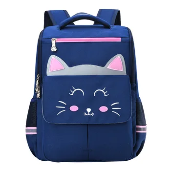 

1-6 Grade School Backpacks Lovely Cat New Arrival Girl School Bags for Kids backpack Little Girls School Bag bookbag mochila
