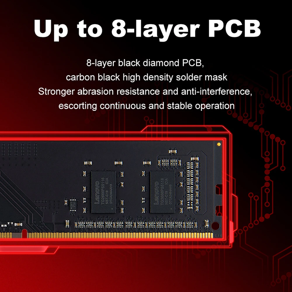 Оперативная память Lenovo ddr4 8 Гб 16 2666 МГц Тип интерфейса 260pin для ноутбука напряжение