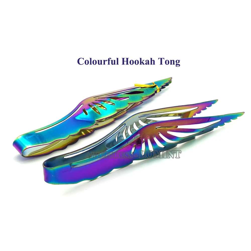 LOMINT Colourful Shishia Tongs Hookah Accessories Chicha Charcoal Tong Gadgets Wholesale Drop Shipping LM-121